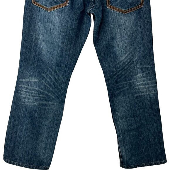 F.U.S.A.I 1997 Vintage Medium Wash Straight Leg Denim Jeans (32) - Picture 5 of 14